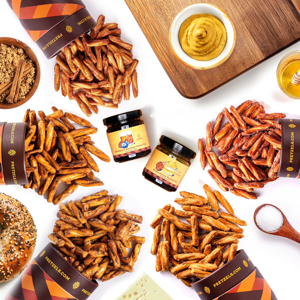 Ultimate Pretzel Dips Gift Box
